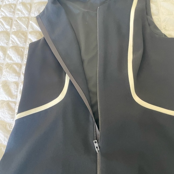 Rag & Bone Andrea  Black and White Mini Dress - Picture 4 of 7